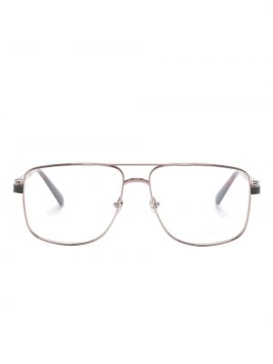 Okulary Moncler Eyewear brązowe
