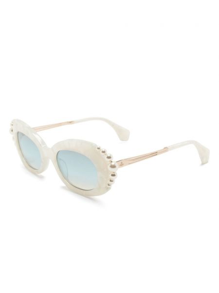Sonnenbrille mit perlen Vivienne Westwood