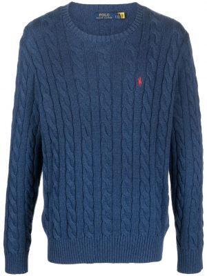 Maglione ricamata Polo Ralph Lauren blu