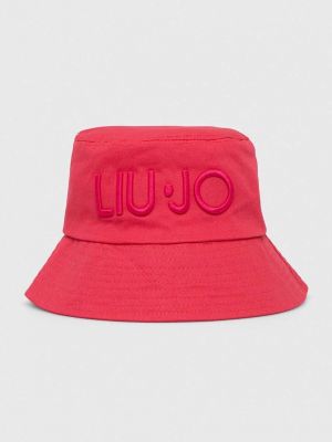 Różowy kapelusz bawełniany Liu Jo