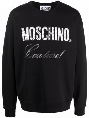 Sweatshirt Moschino svart