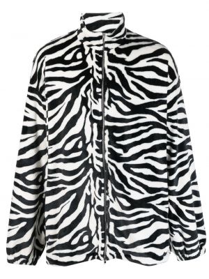 Kabát na zips so vzorom zebry Vetements