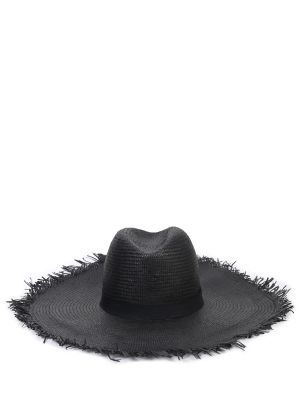 Плетеная шляпа Emanuela Biffoli черная
