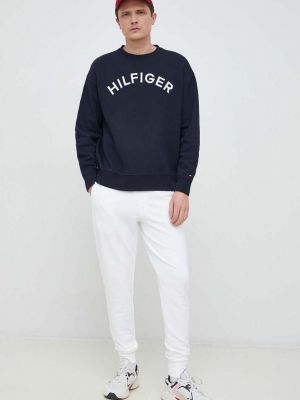 Білі однотонні спортивні штани Tommy Hilfiger