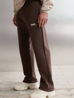 Raštuotos sportinės kelnes su kišenėmis Grimelange ruda