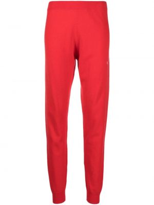 Spodnie wełniane z kaszmiru Chinti & Parker czerwone