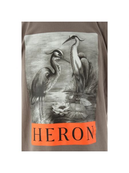 Koszulka bawełniana Heron Preston szara