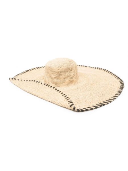 Beżowa czapka Lanvin