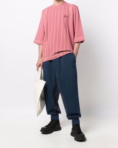 Pantalones de chándal con bordado Vivienne Westwood azul