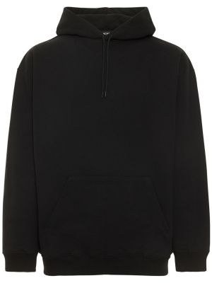 Sudadera con capucha de algodón Balenciaga negro