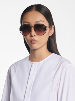 Слънчеви очила Dior Eyewear кафяво