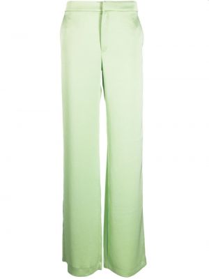 Pantalones de raso The Andamane verde