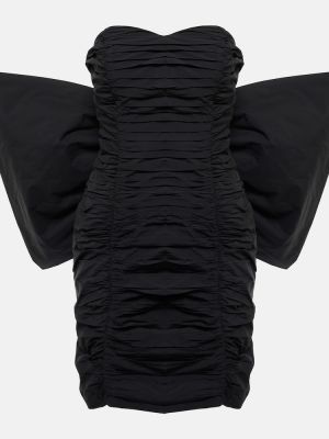 Πλισέ φόρεμα Rotate Birger Christensen μαύρο