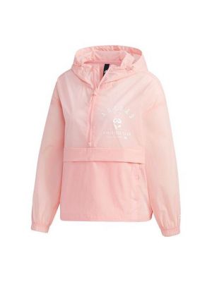 Розовый анорак Adidas