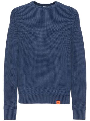 Pull en coton en tricot Aspesi bleu