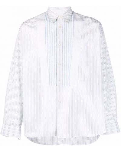Camisa a rayas Comme Des Garçons Pre-owned blanco