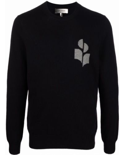 Jersey de punto con estampado de tela jersey Isabel Marant étoile negro