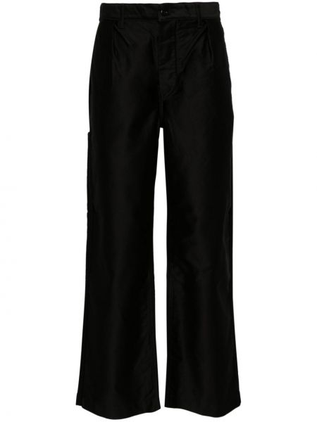 Bavlněné rovné kalhoty Danton černé