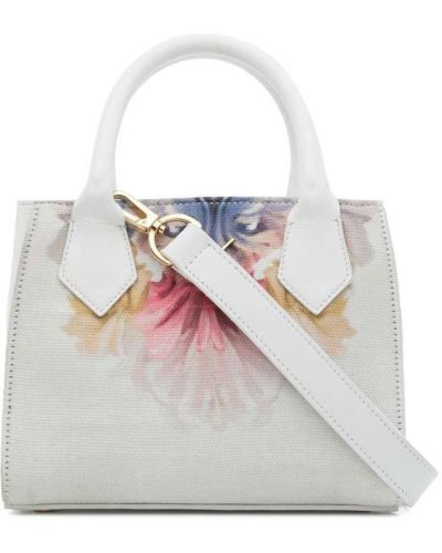 Trykt floral mini bag Saiid Kobeisy hvit