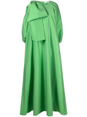 Rochie de seară cu funde Bernadette verde