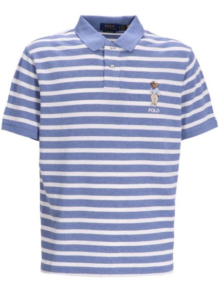 Stribet poloshirt Polo Ralph Lauren blå