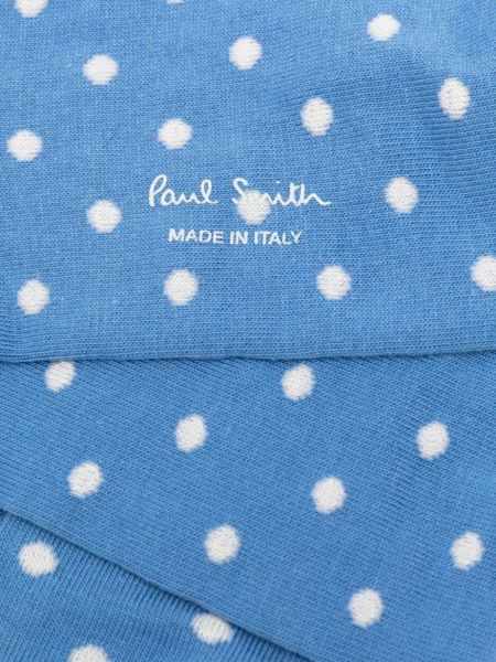 Chaussettes à pois à imprimé Paul Smith bleu