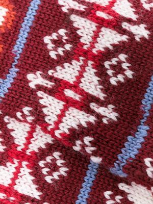 Chaussettes en tricot Mackintosh rouge