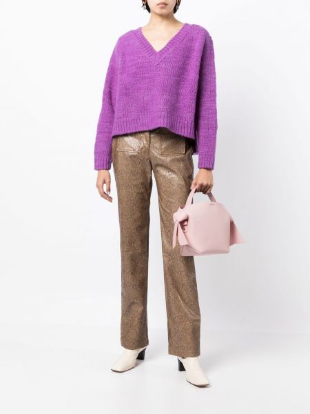 Pullover mit v-ausschnitt Rejina Pyo lila