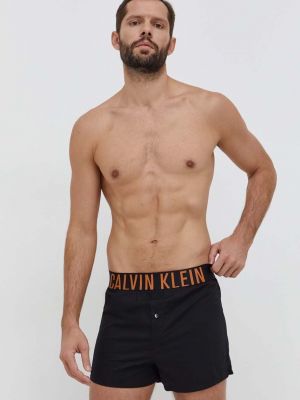 Bombažne boksarice Calvin Klein Underwear vijolična