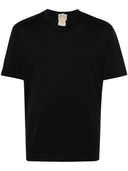 Bavlněné tričko Ten C černé