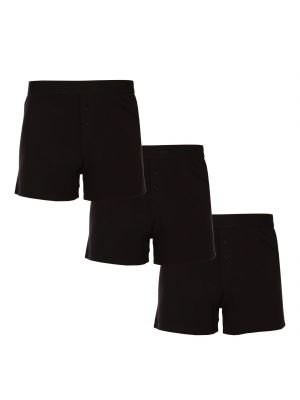 Kratke hlače iz bambusa Gino črna