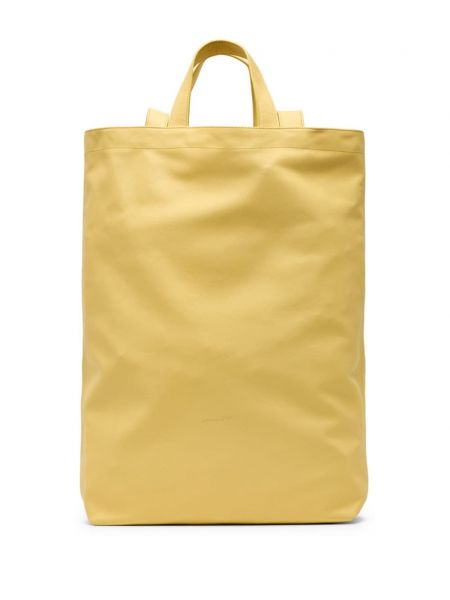 Leder shopper handtasche Marsèll gelb