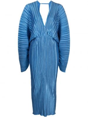 Sukienka midi plisowana L'idée niebieska