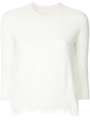 Jersey de tela jersey de encaje Onefifteen blanco