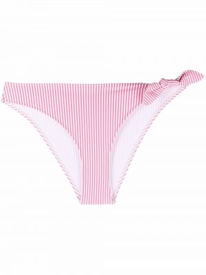 Trykt stripete bikini Moschino rosa