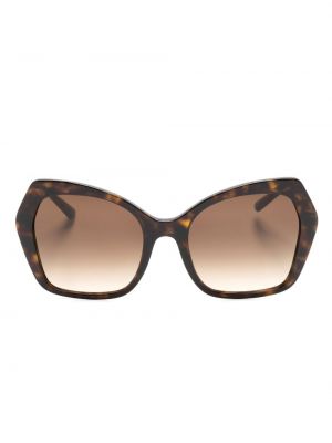 Okulary przeciwsłoneczne oversize Dolce & Gabbana Eyewear brązowe