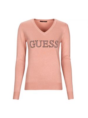 Sweter Guess różowy