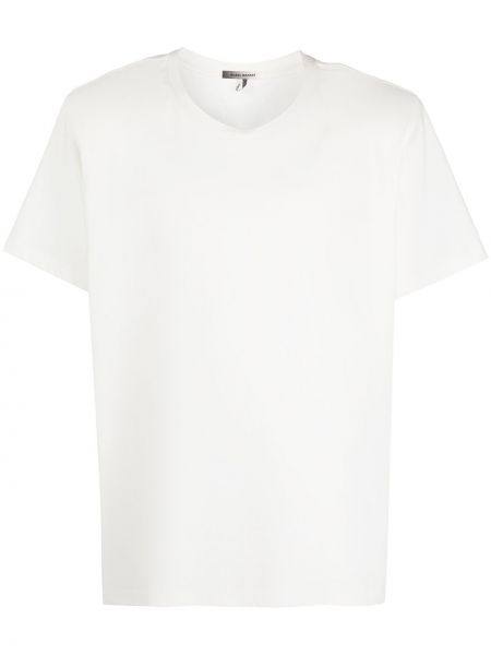 Camiseta de cuello redondo Isabel Marant blanco