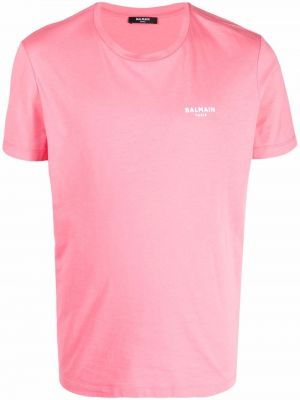 Trykt t-skjorte Balmain rosa