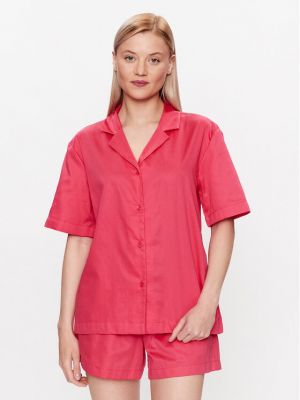 Laza szabású oversized pizsama Seidensticker rózsaszín