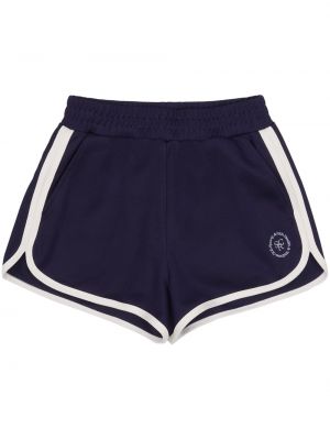 Sportshorts med broderi Sporty & Rich blå