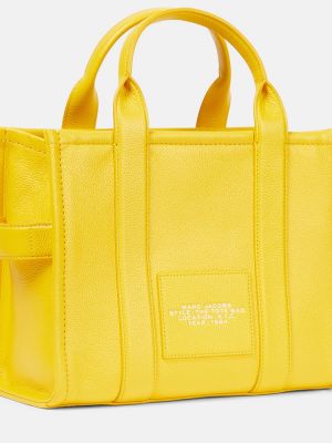 Кожени шопинг чанта Marc Jacobs жълто
