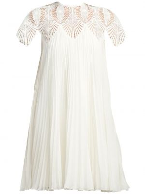 Plisované šaty Tadashi Shoji bílé