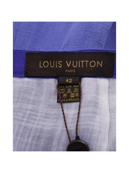 Falda de lino Louis Vuitton Vintage violeta