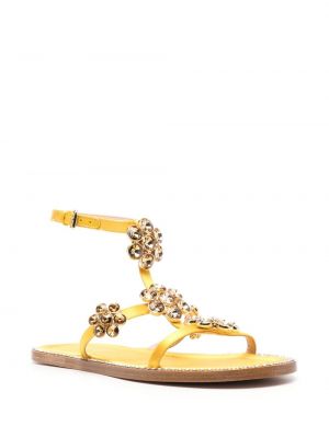 Sandale ohne absatz Giambattista Valli gelb