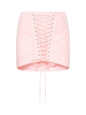 Minigonna con lacci Alessandra Rich rosa