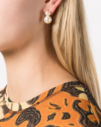 Boucles d'oreilles avec perles à boucle Jennifer Behr