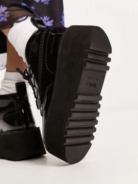 Ботинки на платформе Kickers черные