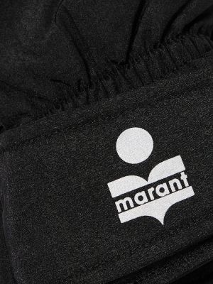 Rukavice Isabel Marant černé