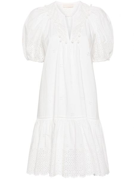 Памучна рокля Ulla Johnson бяло
